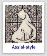 Gatos Blackwork Miniatura