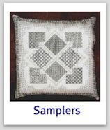 Blackwork Miniatura Sampler Jardim