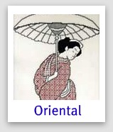 Blackwork Miniatura Geisha Girl