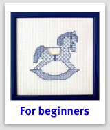 Blackwork Miniatura Rocking Horse