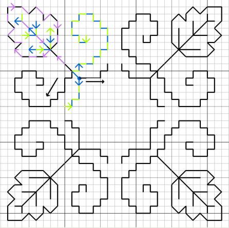 tempo da colheita blackwork-chart (40K)