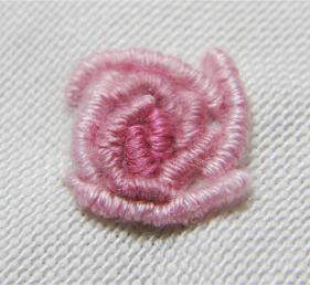 Embroidery needle and floss