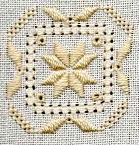Free hardanger patterns  christmas card