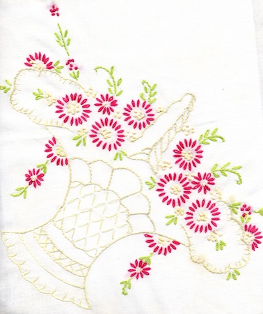 hand christmas embroidered tablecloth | eBay