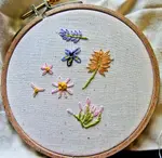 Feeling overwhelmed by all the stitches? Let's skip the stress and learn 3 easy embroidery stitches to create beautiful flowers today. Your friendly guide