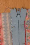 pinning a zipper in place