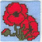 Add a pop of color to your home with our free printable plastic canvas patterns. Download and start stitching this poppy coaster.