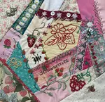 Get creative with fabric scraps! Learn the stitch and flip technique to make a one-of-a-kind crazy quilt block. Follow my step-by-step guide.