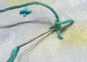 4 legged knot step 2