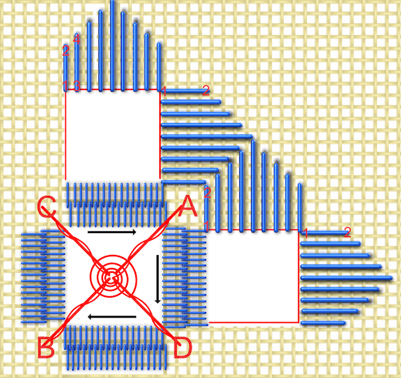 diagram for spiders web stitch diagram for spiders web stitch