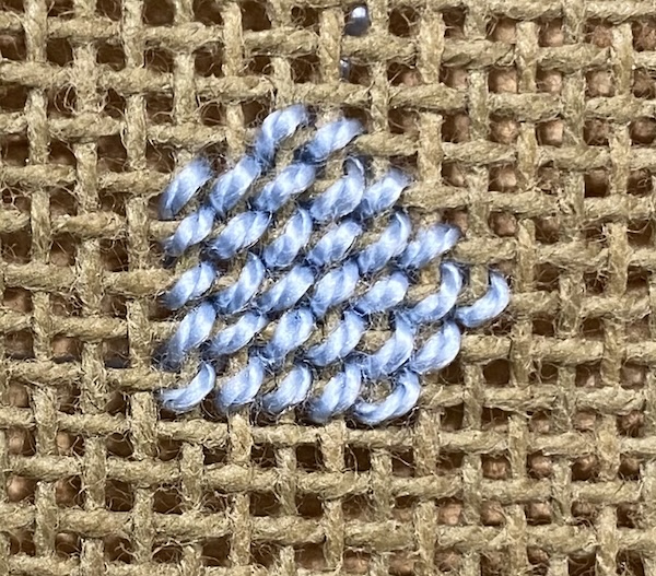 Basketweave looks the same on the front Basketweave looks the same on the front