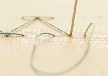 Step 4 stab stitch method