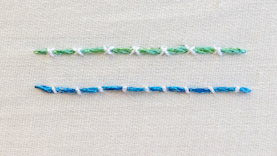 Learn basic embroidery stitches and where to use them