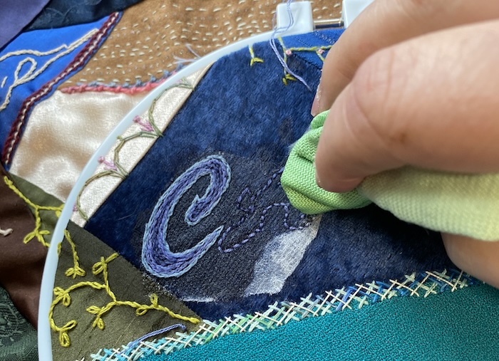 rubbing away the wet stabilizer rubbing away the wet stabilizer