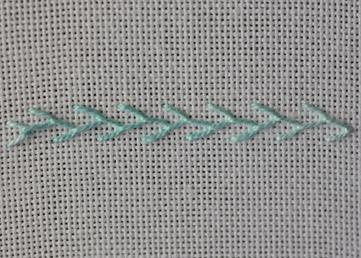 Feather stitch embroidery: learn this easy and attractive stitch