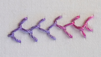 Feather stitch