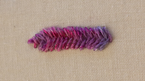 Fishbone stitch