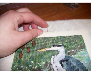 stitch framing croix