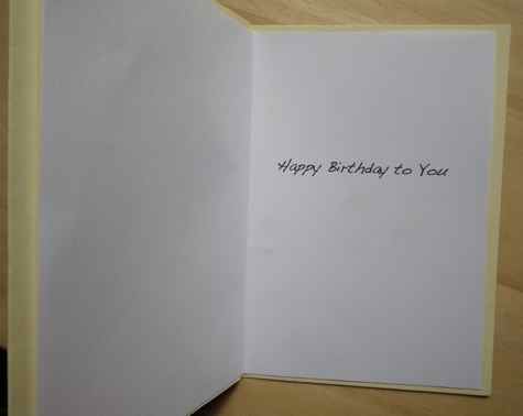 Adding a paper insert to your greetings card Adding a paper insert to your greetings card
