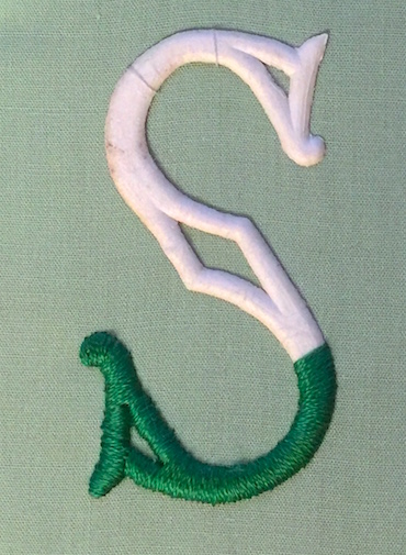 Satin stitch tutorial step 1 Satin stitch tutorial step 1