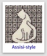 Assisi style blackwork