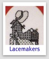 Lacemakers and stitchers in blackwork