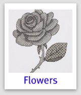 Blackwork rose