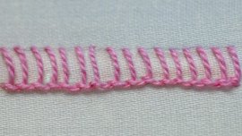 Blanket stitch sample