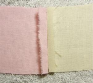 Pressing the seam open on the growing quilt block