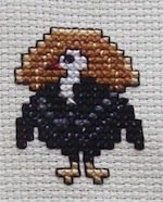 Cross stitch turkey design