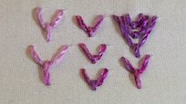 Fly stitch sample