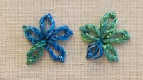 Lazy daisy stitch sample