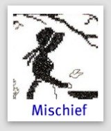 Mischief cat blackwork designs