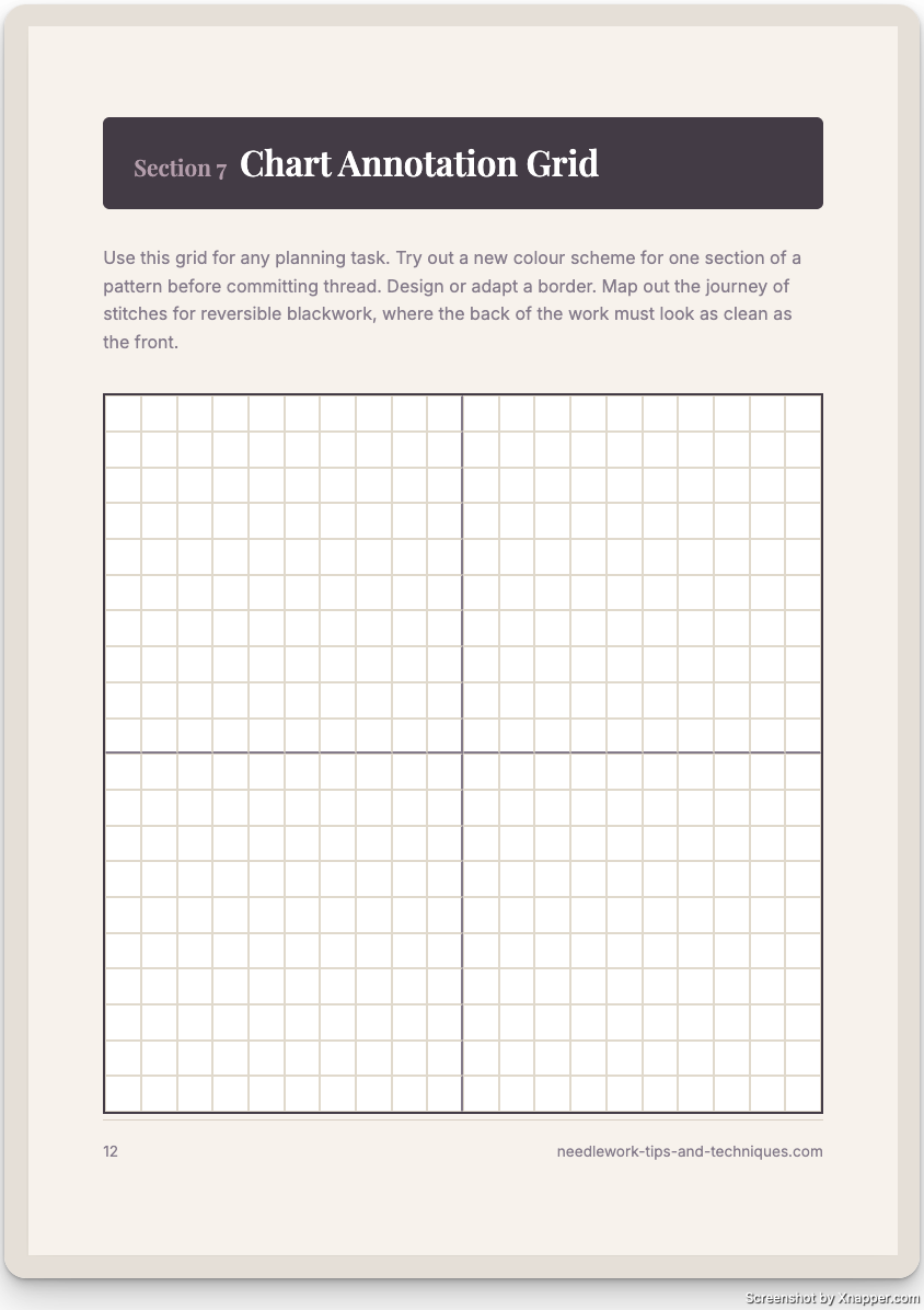 Chart Annotation Grid